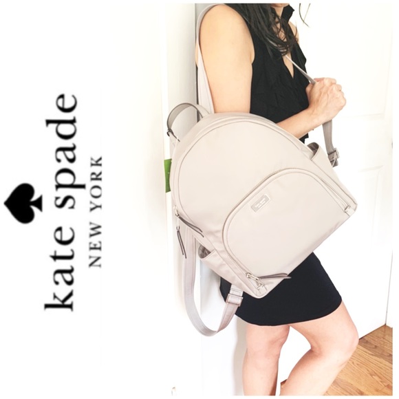 kate spade Bags Nwt Kate Spade Large Backpack W Laptop Slot Taupe
